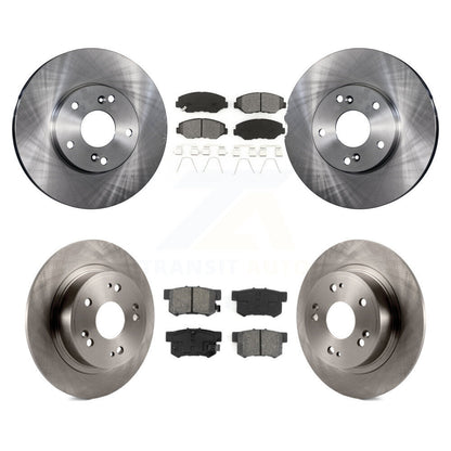 Kit de rotors de frein à disque avant et arrière et plaquettes semi-métalliques pour Honda Accord