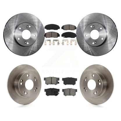 Kit de rotors de frein à disque avant et arrière et plaquettes semi-métalliques pour Honda Accord