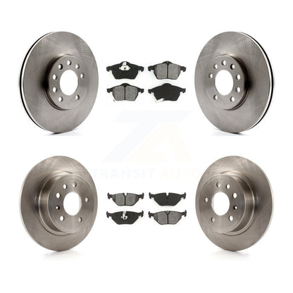 Kit de disques de frein à disque avant et arrière et plaquettes semi-métalliques pour Saab 9-5 K8S-101096