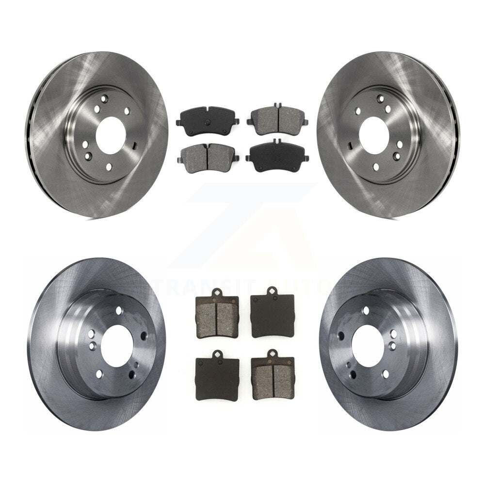Kit de rotor de frein avant et arrière et plaquettes semi-métalliques pour Mercedes-Benz SLK280 SLK30