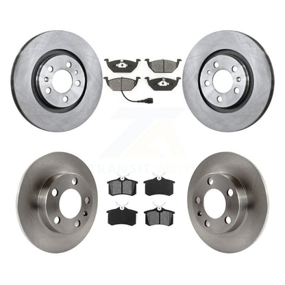 Kit de plaquettes semi-métalliques de Rotor de frein à disque avant et arrière, pour Volkswagen Jetta Golf Cit