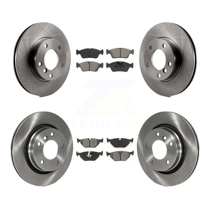 Kit de rotors de frein à disque avant et arrière et plaquettes semi-métalliques pour BMW 328i 328is