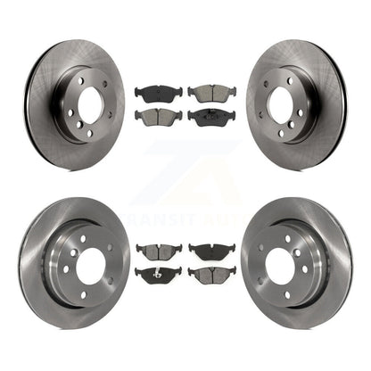 Kit de rotors de frein à disque avant et arrière et plaquettes semi-métalliques pour BMW 323i 328i 323Ci
