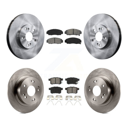 Kit de rotor de frein à disque avant et arrière et plaquettes semi-métalliques pour Honda Accord Acura TS