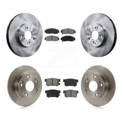 Kit de rotor de frein à disque avant et arrière et plaquettes semi-métalliques pour Honda Accord Acura TS