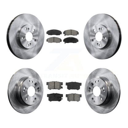 Kit de disques de frein à disque avant et arrière et plaquettes semi-métalliques pour Acura TL K8S-101118