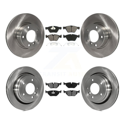 Kit de rotors de frein à disque avant et arrière et plaquettes semi-métalliques pour BMW 528i 525i
