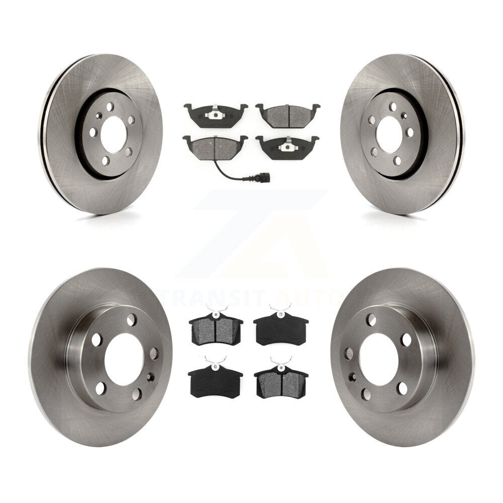 Kit de plaquettes de frein semi-métalliques pour disques de frein avant et arrière, pour Volkswagen Golf 2.0 2000 – 2001