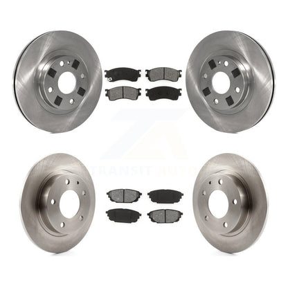 Kit de plaquettes semi-métalliques de Rotor de frein avant et arrière, pour Mazda Protege avec roue à 4 écrous