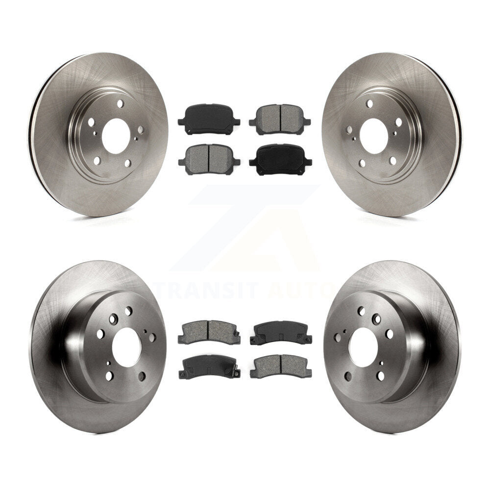 Rotors de frein à disque avant et arrière, Kit de plaquettes semi-métalliques pour Lexus RX300 FW 1999 – 2001