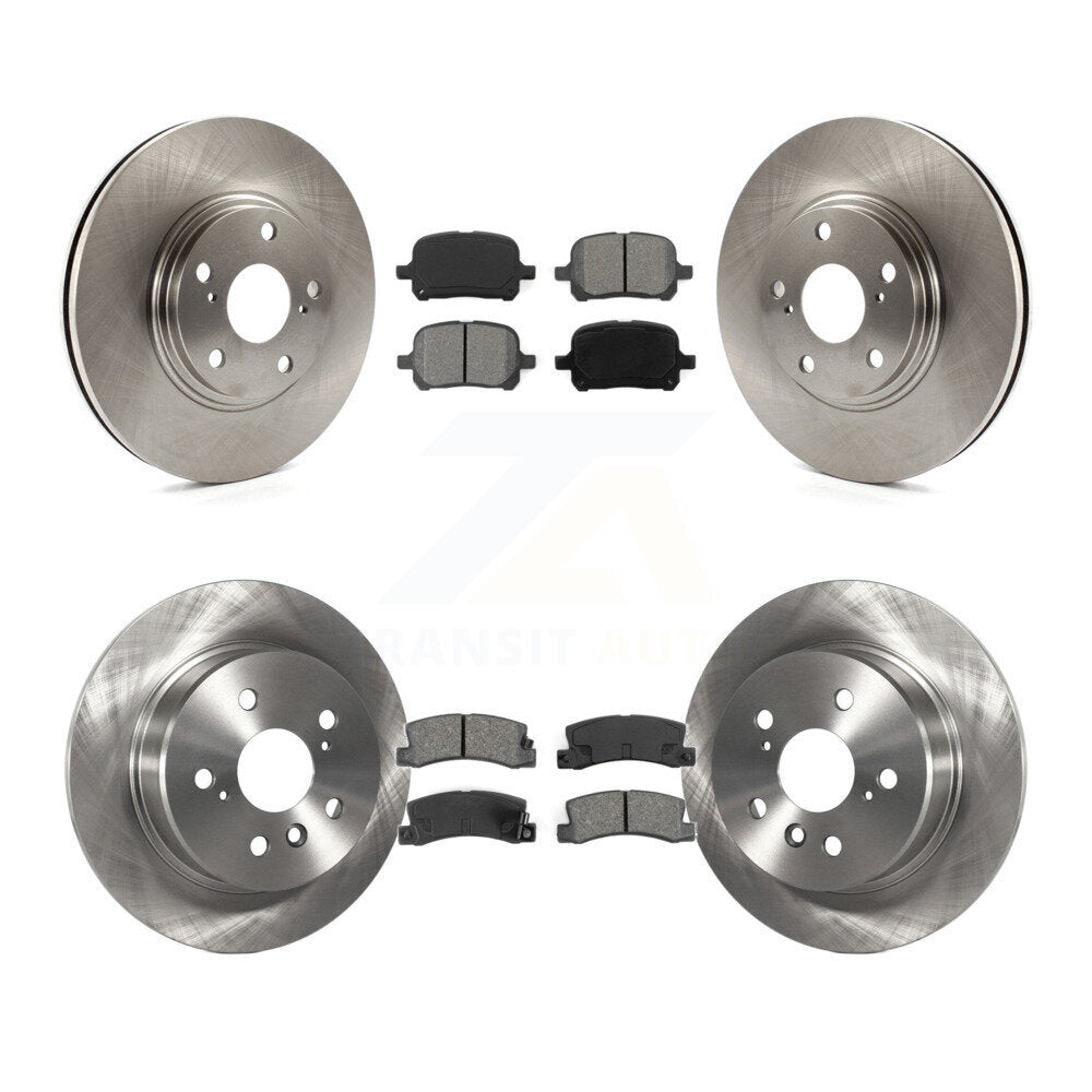 Rotors de frein à disque avant et arrière, Kit de plaquettes semi-métalliques pour Lexus RX300 AW 1999 – 2001