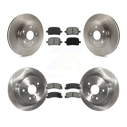 Rotors de frein à disque avant et arrière, Kit de plaquettes semi-métalliques pour Lexus RX300 AW 1999 – 2001