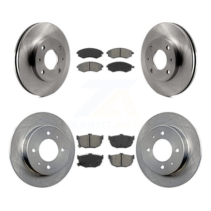Rotors de frein à disque avant et arrière et Kit de plaquettes semi-métalliques pour Hyundai Tiburon Elantr