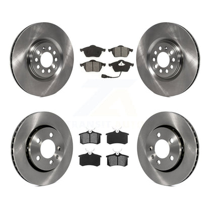 Kit de plaquettes semi-métalliques de Rotor de frein avant et arrière, pour Volkswagen Golf Audi TT Quattr