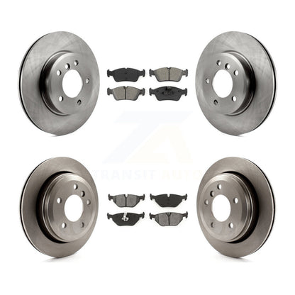 Kit de rotors de frein à disque avant et arrière et plaquettes semi-métalliques pour BMW 325xi 2001-2005