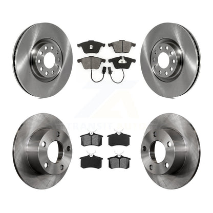 Kit de disques de frein à disque avant et arrière et plaquettes semi-métalliques pour Audi A6 K8S-101153