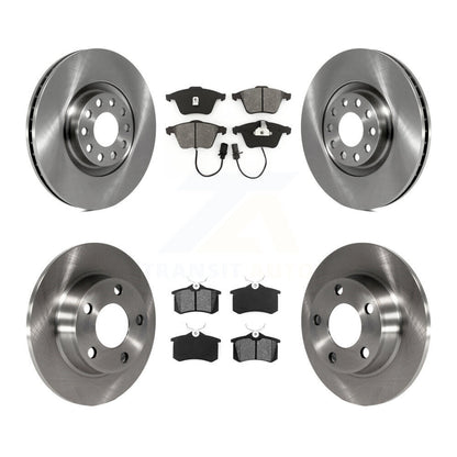 Kit de rotors de frein à disque avant et arrière et plaquettes semi-métalliques pour Audi Allroad Quattr