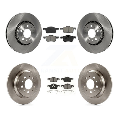 Kit de rotor de frein à disque avant et arrière et plaquettes semi-métalliques pour Volvo S60 XC70 V70 S8