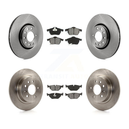 Kit de disques de frein à disque avant et arrière et plaquettes semi-métalliques pour Saab 9-5 K8S-101159