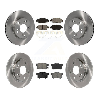 Kit de rotors de frein à disque avant et arrière et plaquettes semi-métalliques pour Honda CR-2011-2015