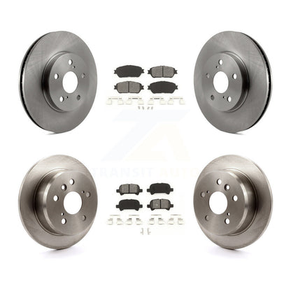 Kit de rotors de frein à disque avant et arrière et plaquettes semi-métalliques pour Toyota Solara Avalo