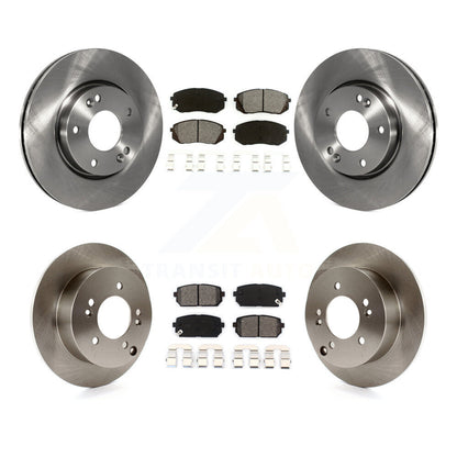 Kit de disques de frein à disque avant et arrière et plaquettes semi-métalliques pour Kia Rondo 2010 – 2012