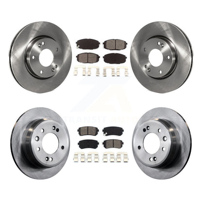 Kit de rotors de frein à disque avant et arrière et plaquettes semi-métalliques pour Hyundai Elantra
