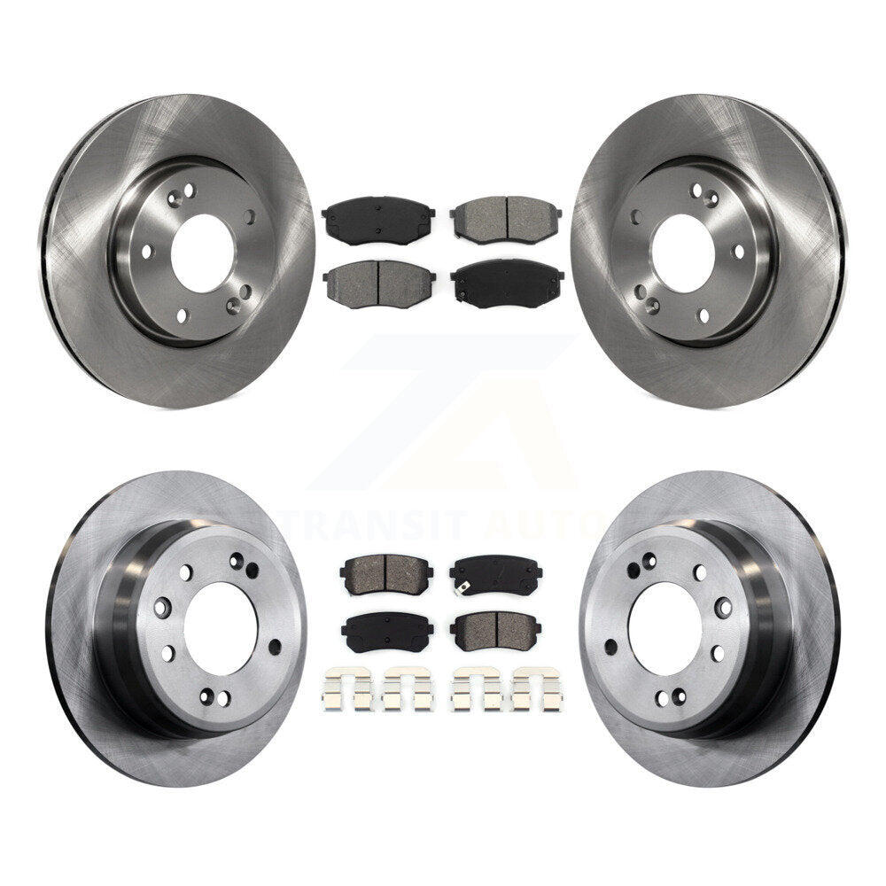 Kit de plaquettes semi-métalliques de Rotor de frein avant et arrière, pour Hyundai Tucson Kia Sportage FW