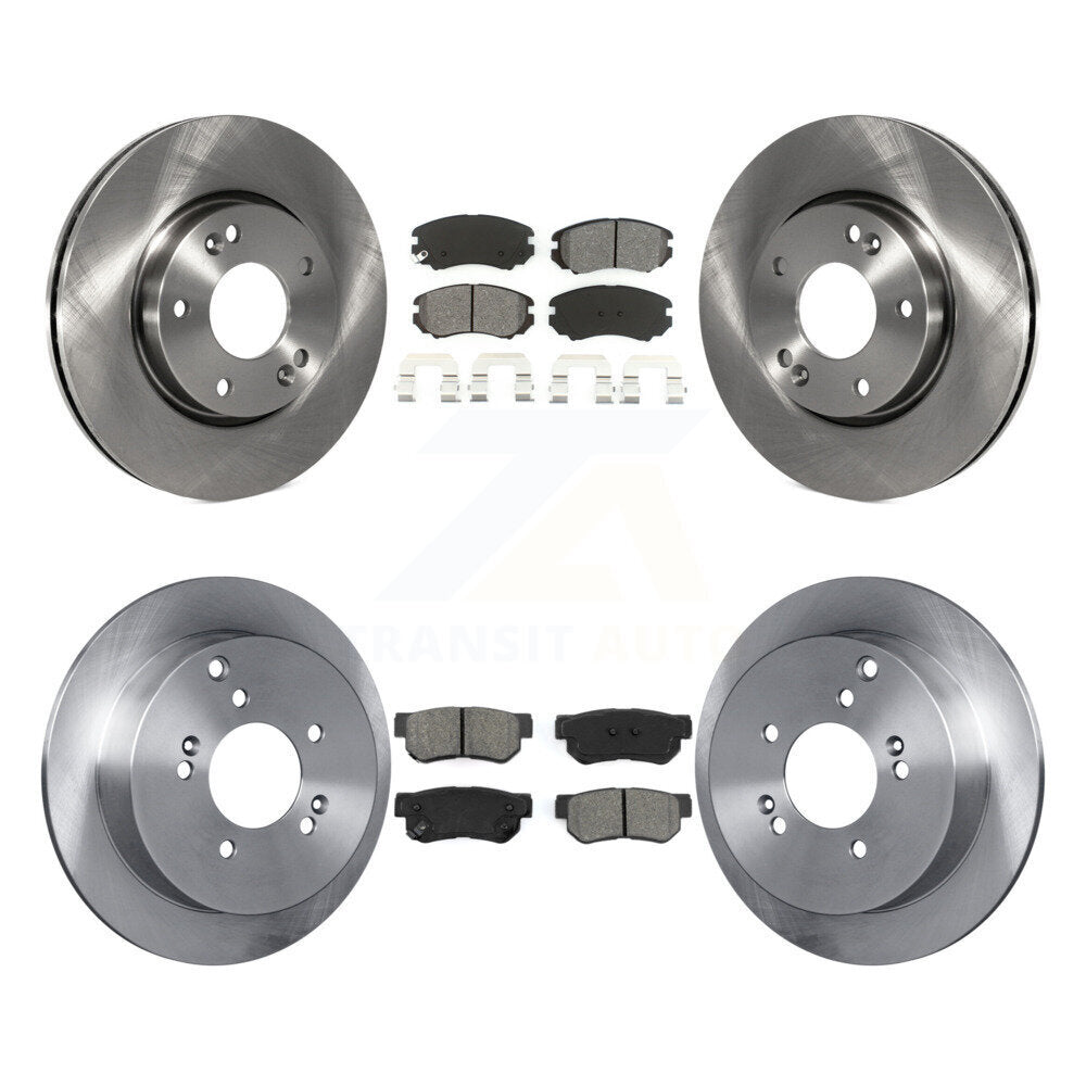Kit de rotor de frein avant et arrière et plaquettes semi-métalliques pour Hyundai Tucson Kia Sportag