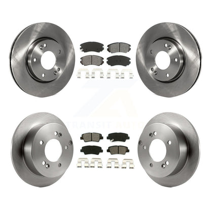 Kit de rotors de frein à disque avant et arrière et plaquettes semi-métalliques pour Hyundai Sonata 2,4 l