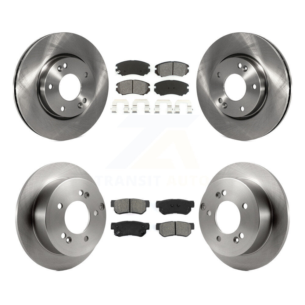 Kit de rotor de frein avant et arrière et plaquettes semi-métalliques pour Hyundai Tucson Kia Sportag