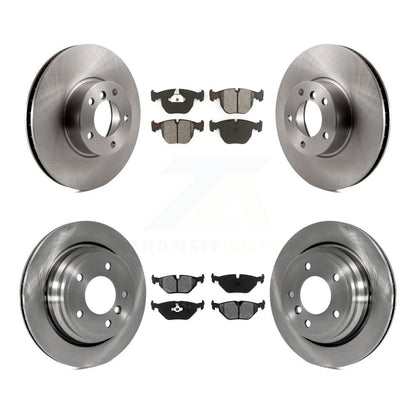 Kit de rotors de frein à disque avant et arrière et plaquettes semi-métalliques pour BMW 530i 540i