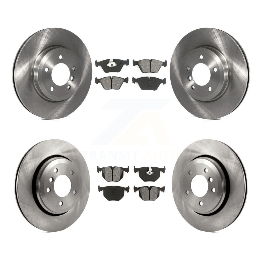 Kit de rotors de frein à disque avant et arrière et plaquettes semi-métalliques pour BMW 330Ci 330i 330x