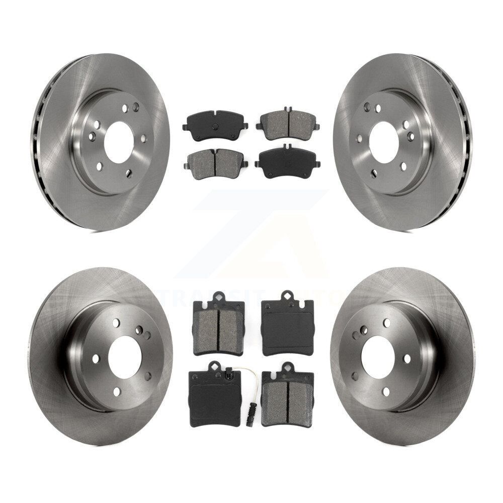 Kit de disques de frein à disque avant et arrière et plaquettes semi-métalliques pour Mercedes-Benz C240