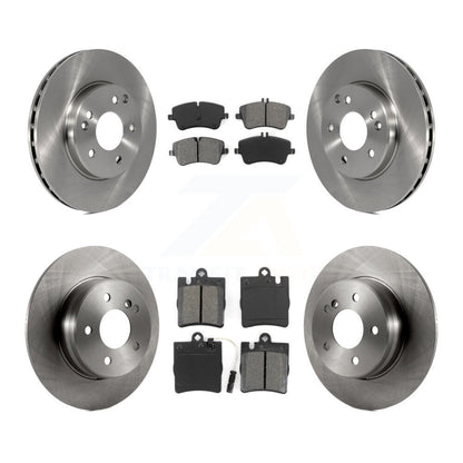 Kit de disques de frein à disque avant et arrière et plaquettes semi-métalliques pour Mercedes-Benz C240