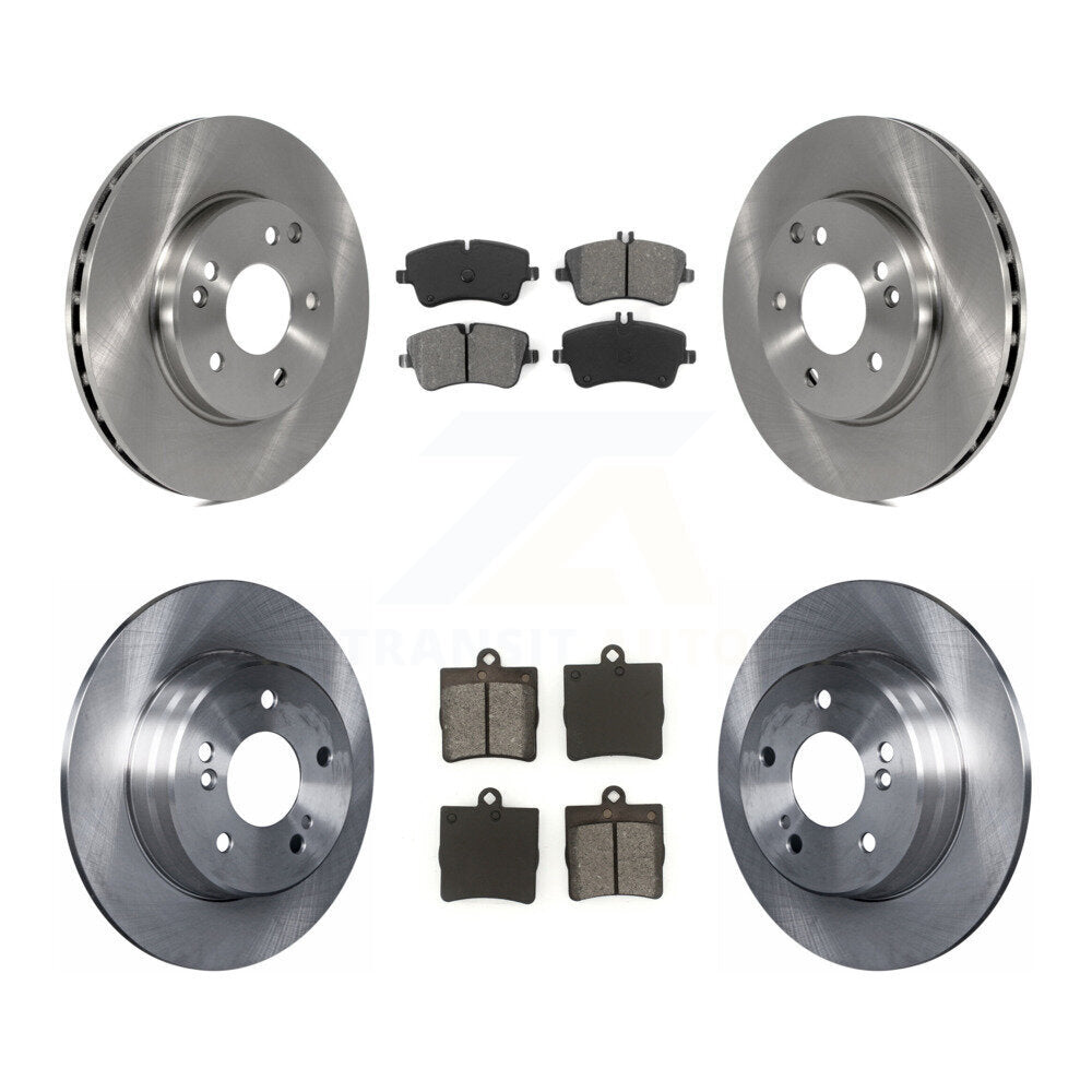Rotors de frein à disque avant et arrière et Kit de plaquettes semi-métalliques pour Mercedes-Benz C230 C24