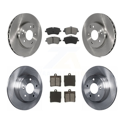 Rotors de frein à disque avant et arrière et Kit de plaquettes semi-métalliques pour Mercedes-Benz C230 C24