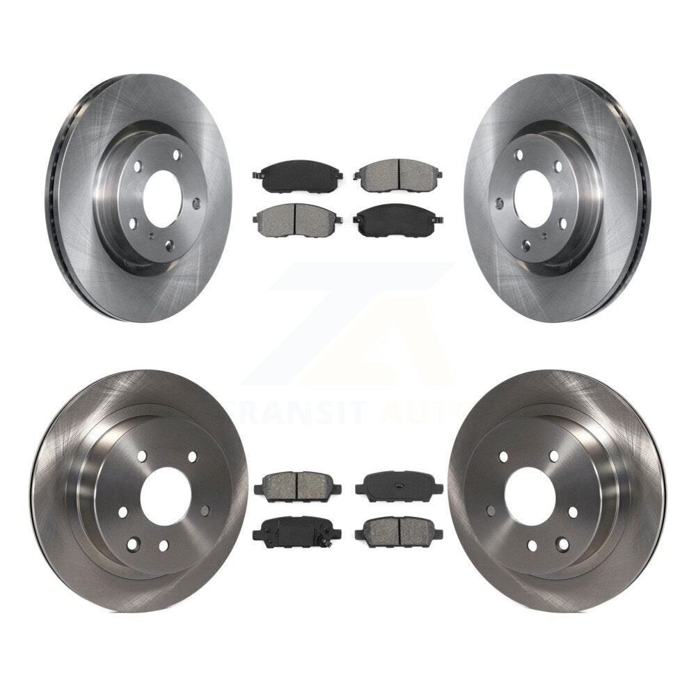Kit de rotor de frein à disque avant et arrière et plaquettes semi-métalliques pour Nissan 350Z INFINITI G3