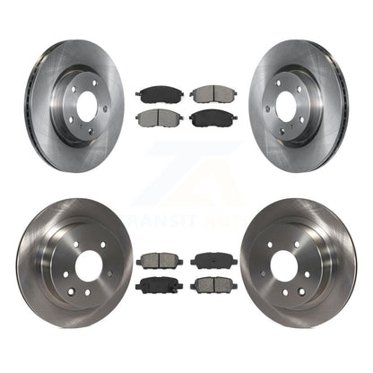 Kit de rotor de frein à disque avant et arrière et plaquettes semi-métalliques pour Nissan 350Z INFINITI G3