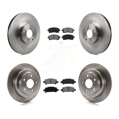 Kit de rotors de frein à disque avant et arrière et plaquettes semi-métalliques pour Subaru Impreza WRX
