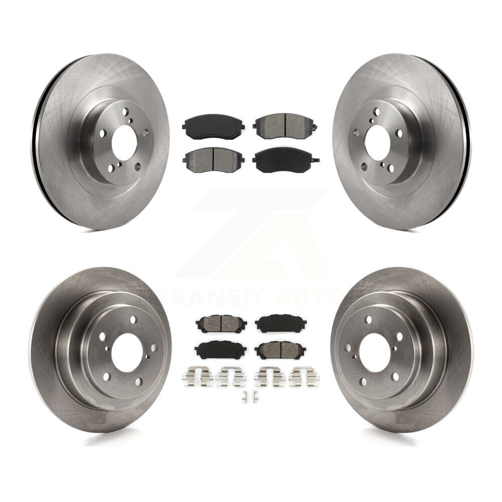 Rotors de frein avant et arrière et Kit de plaquettes semi-métalliques pour Subaru Forester Impreza Saa