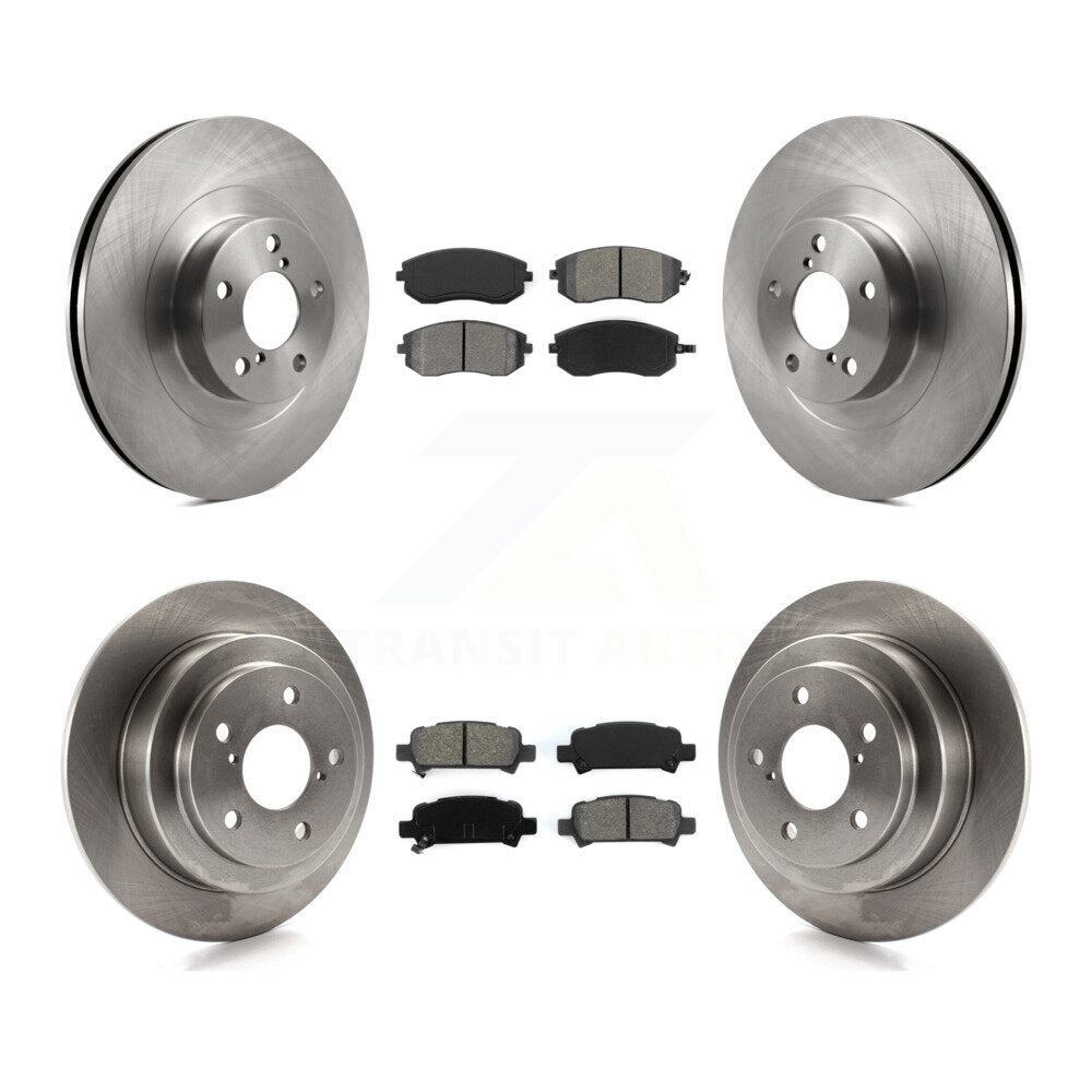 Kit de rotors de frein avant et arrière et plaquettes semi-métalliques pour Subaru Forester Imprez 2003
