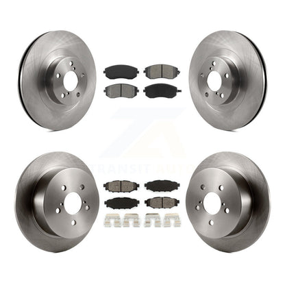 Kit de plaquettes de frein à disque semi-métalliques, Rotor de frein avant et arrière, pour Subaru Outback Legac 2005