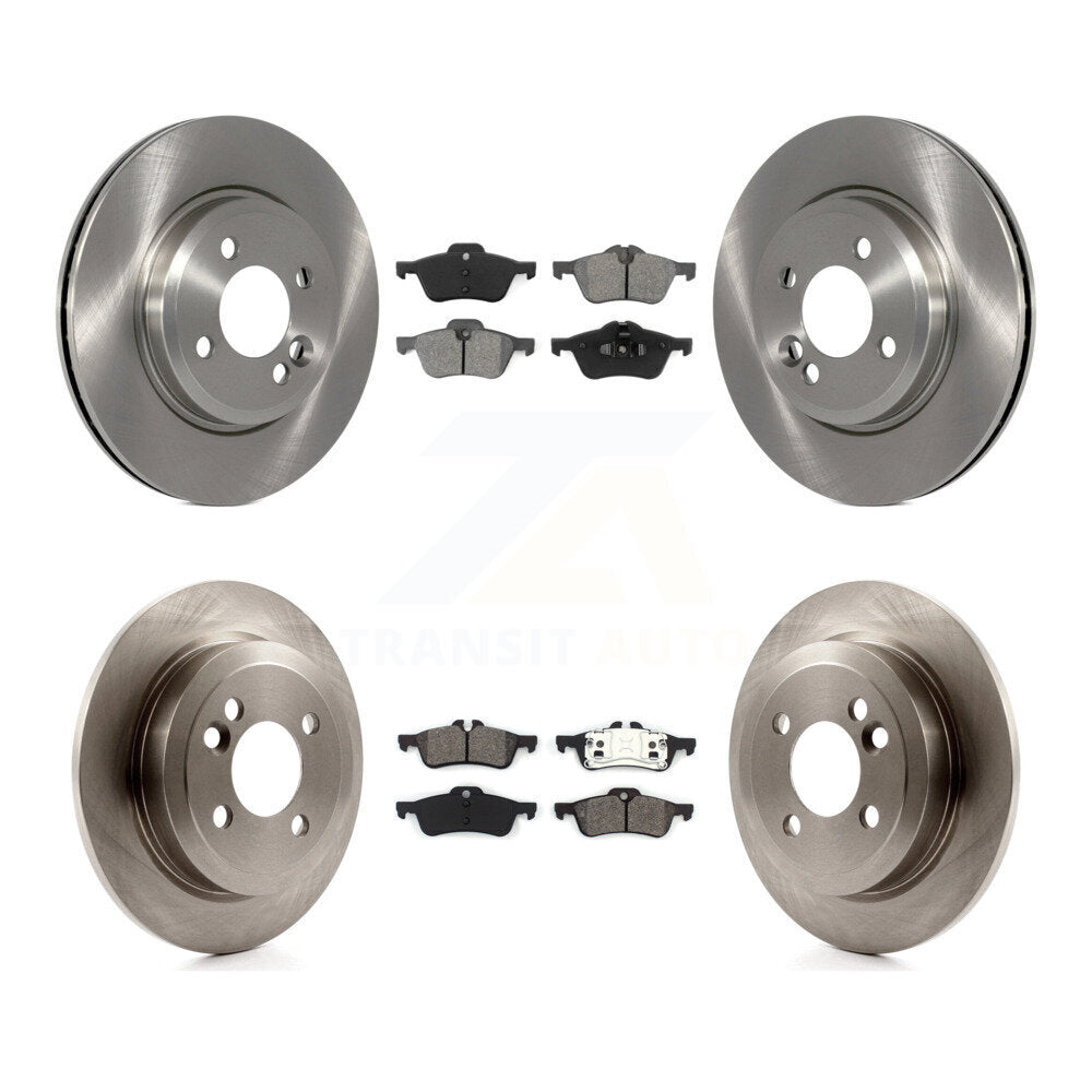 Kit de disques de frein à disque avant et arrière et plaquettes semi-métalliques pour Mini Cooper