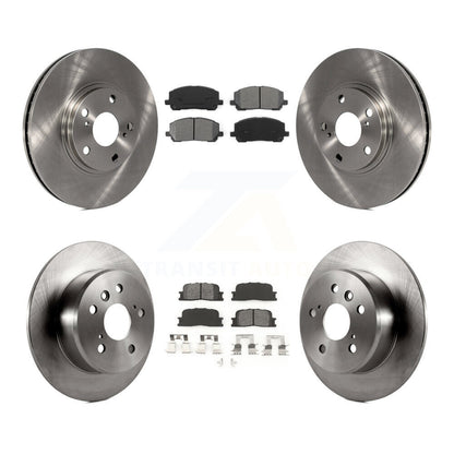 Front Rear Brake Rotor Semi-Metallic Pad Kit For 2001-2003 Toyota Highlander FW