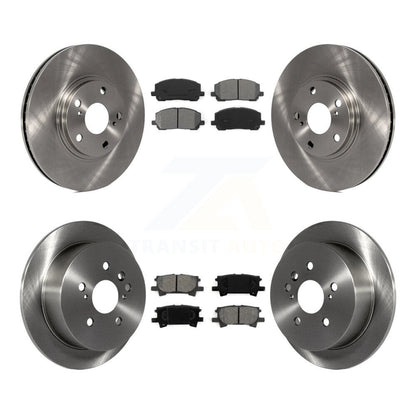 Kit de rotors de frein à disque avant et arrière et plaquettes semi-métalliques pour Toyota Highlander