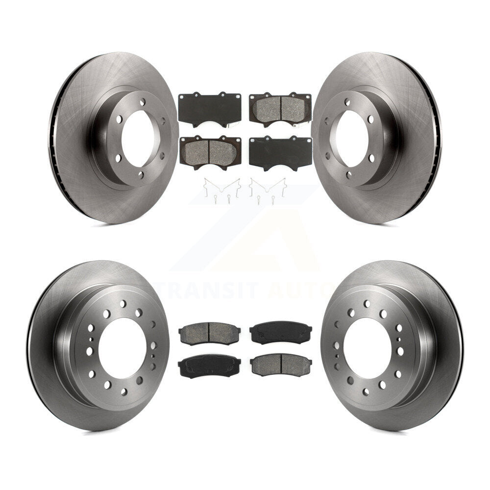 Kit de plaquettes semi-métalliques de Rotor de frein à disque avant et arrière, pour Toyota 4Runner Lexus GX47