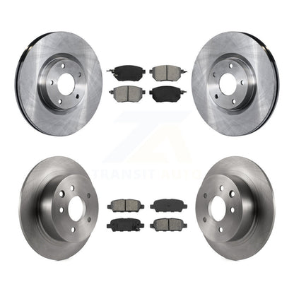 Kit de disques de frein à disque avant et arrière et plaquettes semi-métalliques pour Nissan Altima Maxim