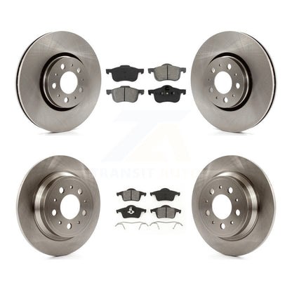 Kit de rotors de frein à disque avant et arrière et plaquettes semi-métalliques pour Volvo S60 K8S-10123
