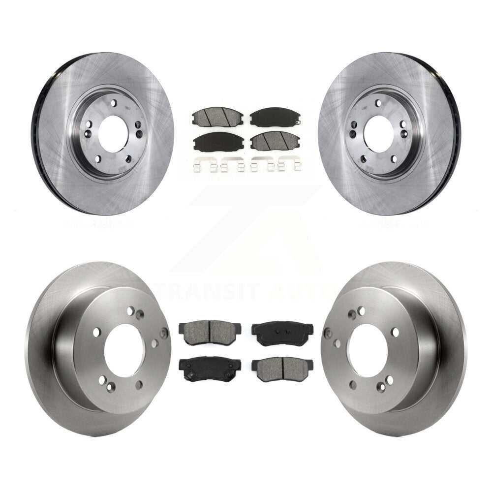 Kit de rotors de frein à disque avant et arrière et plaquettes semi-métalliques pour Hyundai XG350